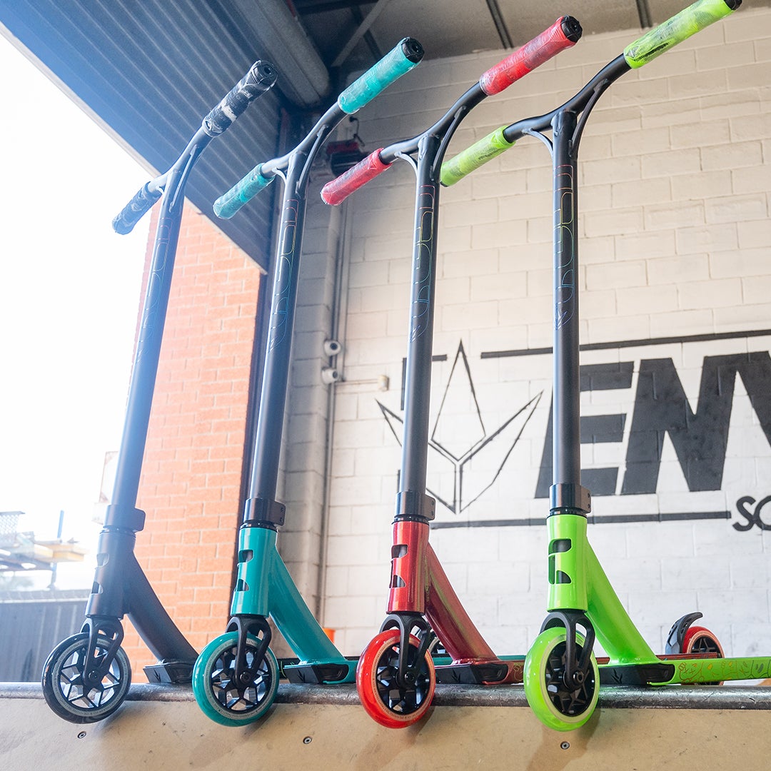 Colt S5 Pro Scooters in Black, Teal, Red and Green