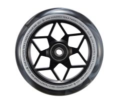 Diamond Scooter Wheel - 110mm x 24mm - Black/White