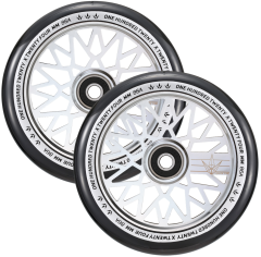 120mm Diamond Hollowcore Chrome | Pair