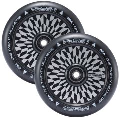 Fasen Scooters Hypno Hollowcore Wheel Pair - 120mm - Off Set Black