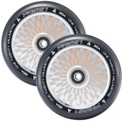 Fasen Scooters Hypno Hollowcore Wheel Pair - 120mm - Off Set Chrome