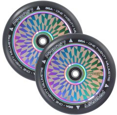 Fasen Scooters Hypno Hollowcore Wheel Pair - 120mm - Off Set Oil Slick