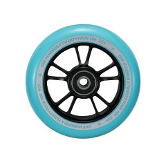 100mm Black/Teal Wheel | Pair