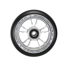 100mm Silver/Black Wheel | Pair
