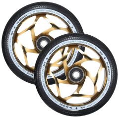 Blunt Envy 120mm/30mm Tri Bearing Wheel Pair - Gold/Black
