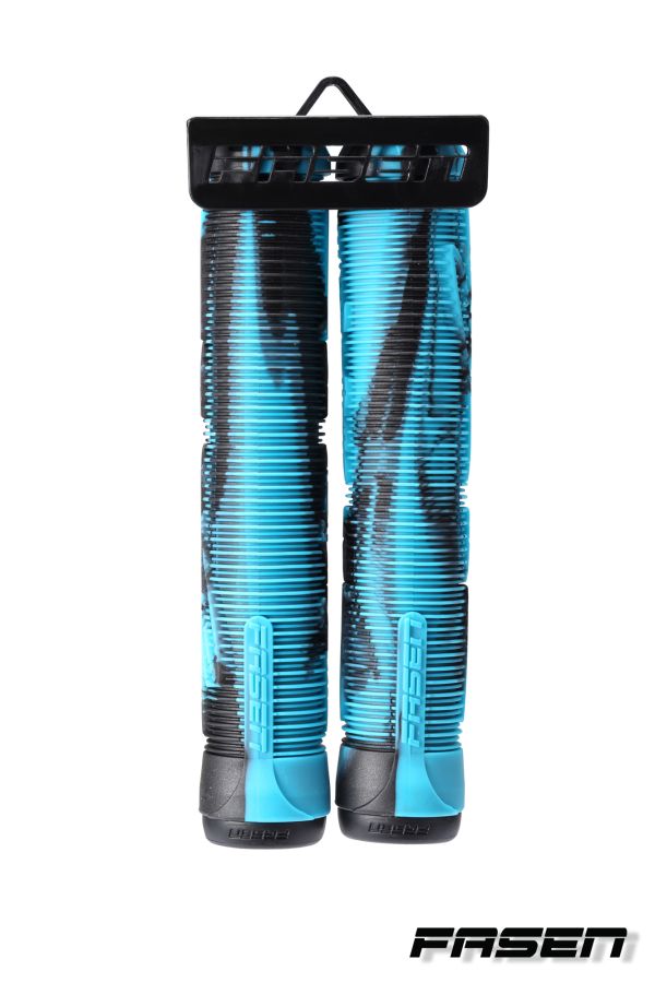 Fasen Scooter Handlebar Grips - Black/Teal