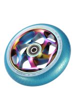 Tri Bearing Scooter Wheel - 120mm/30mm - Oil Slick/Teal