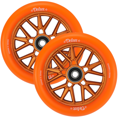 120mm Delux wheels Orange envy blunt scooters 