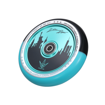 120mm Jon Reyes Signature Wheel - Black/Teal 