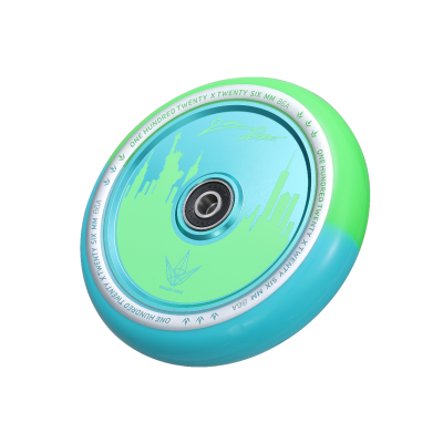 120mm Jon Reyes Signature Wheel - Green/Teal