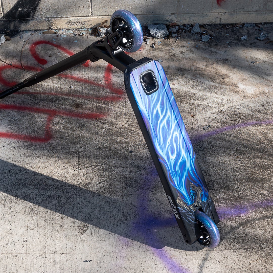 KOS S7 Heist Complete Pro Scooter - Black, Blue and Galaxy