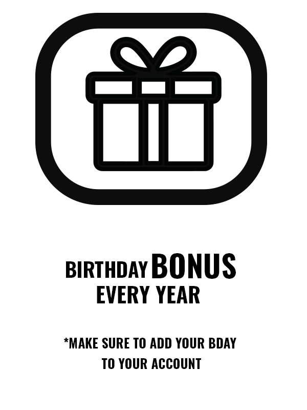 Birthday BONUS